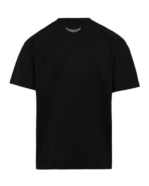 Zadig & Voltaire Black T Shirts And Polos