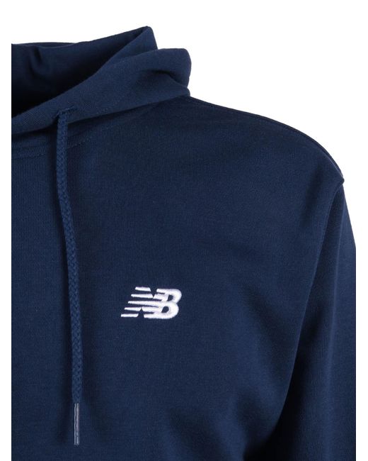 New Balance Blue Sport Essentials French Terry Hoodie Nb