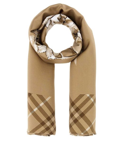 Burberry Natural A:Ss Horseman Slk Sq:149922:C5055