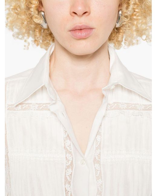Ermanno Scervino White Cotton Shirt