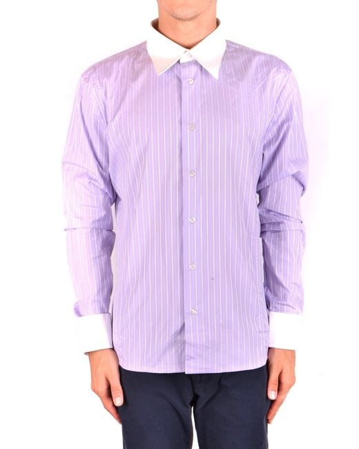 Bikkembergs Purple Shirts for men