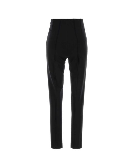 Jil Sander Black Stretch Jersey Pant
