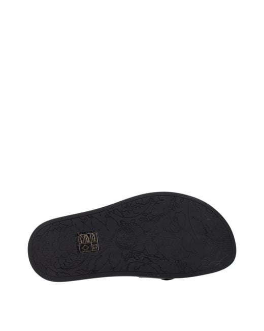 Versace Black Slippers And Hooves Skin for men