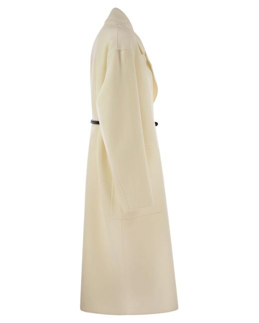 Sportmax Natural Abate Double Dressing Gown Coat