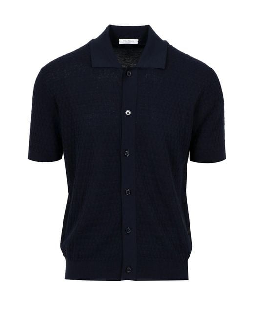 Paolo Pecora Blue Shirts for men