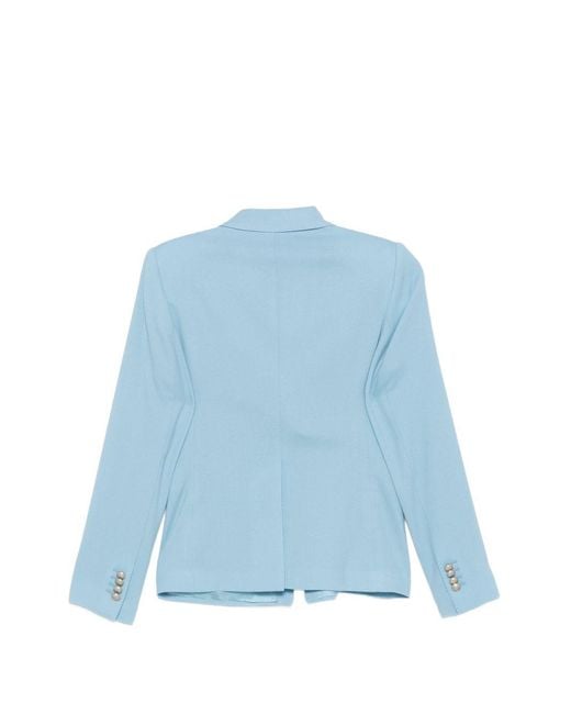 Tagliatore Blue Zweireihiger Anzug aus -Leinen