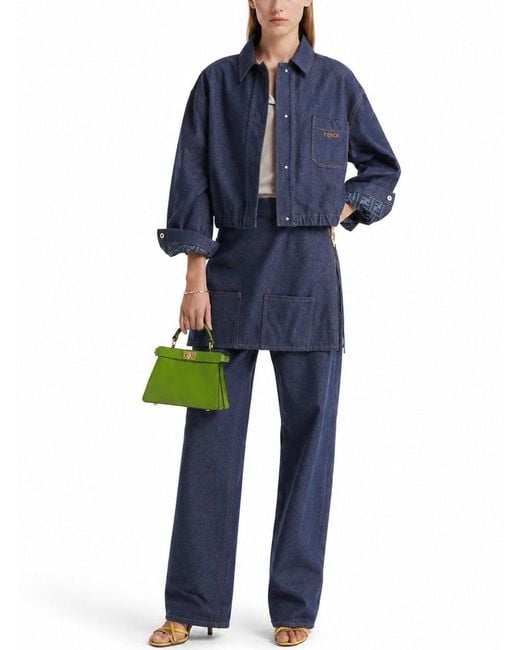 Fendi Blue Giacca