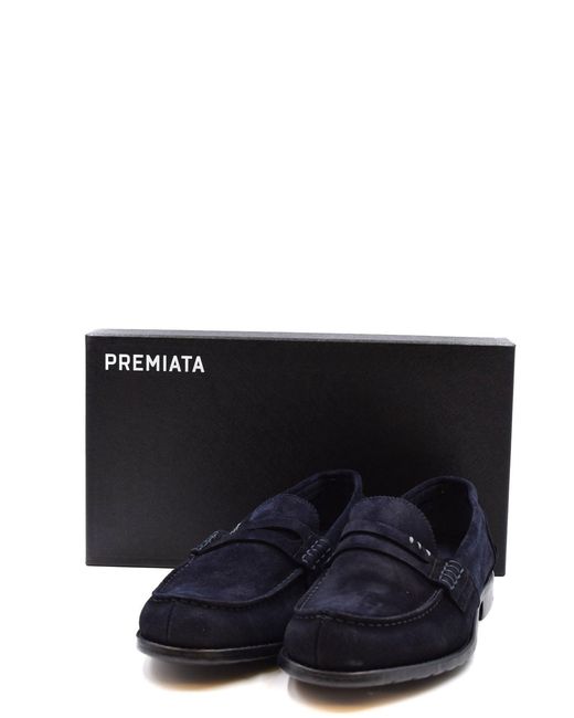 Premiata Blue Moccasins
