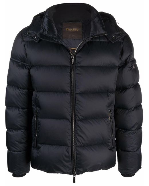 Manteaux de moteur bleu Moorer en coloris Black