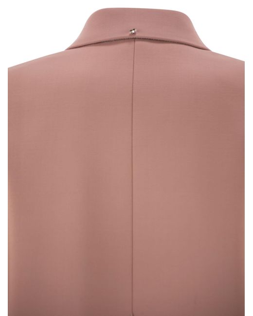 Sportmax Esule Rechte Blazer in het Pink
