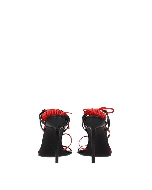 Ferragamo Pink Sandals/Flame Leather