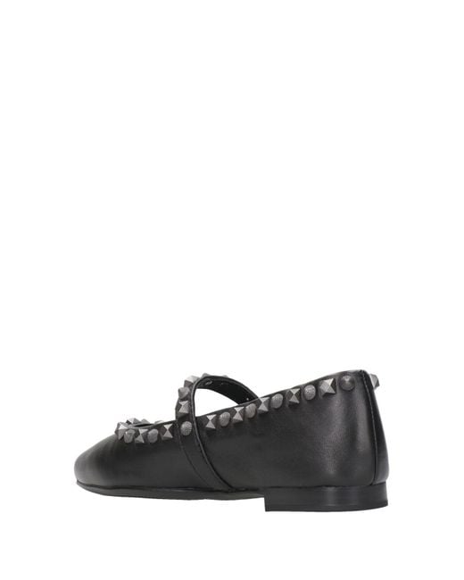 Ash Black Flat Shoes