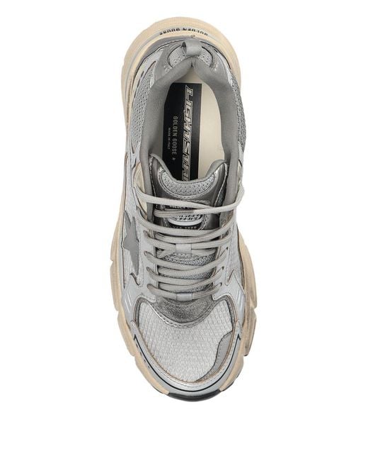 Golden Goose Deluxe Brand White "Lightstar" Sports Shoes