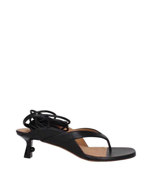 Off-White c/o Virgil Abloh Black Flip-Flops Lollipop Skin for men