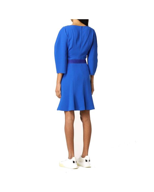 Stella McCartney Blue Long Sleeved Dress