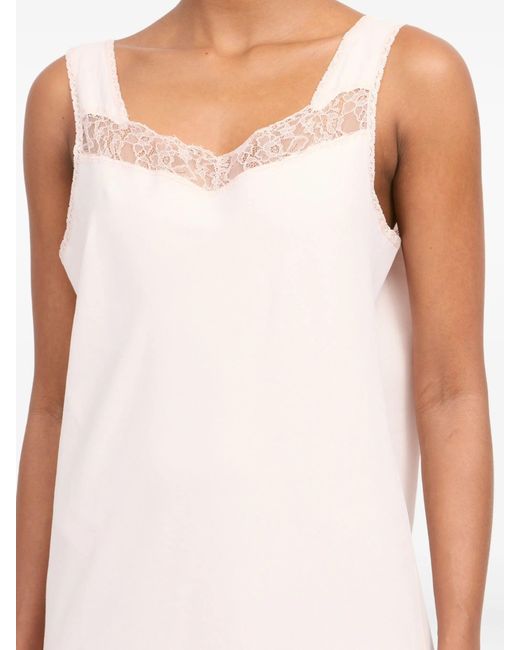 MM6 by Maison Margiela White Midi Dress