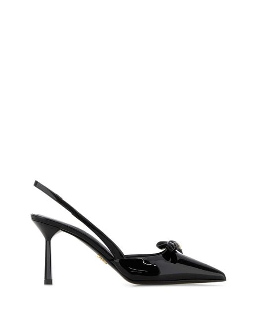 Prada Black Leather Pumps