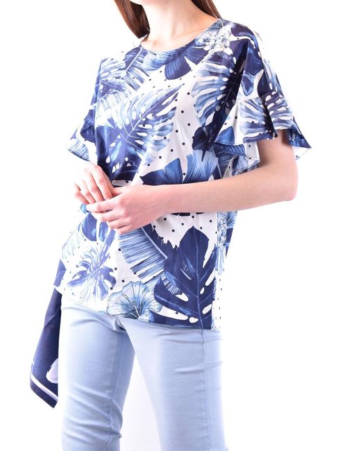 Twinset Blue Tshirt Short Sleeves
