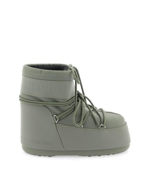 Stivaletti Doposci Icon Rubber di Moon Boot in Green da Uomo