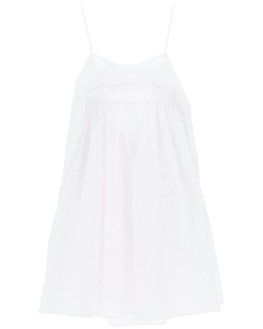 'Susu' Matlasse -Kleid CECILIE BAHNSEN de color White