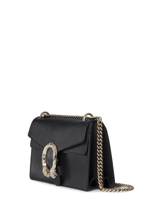 Gucci Black Shoulder Bag "Dionysus" Medium