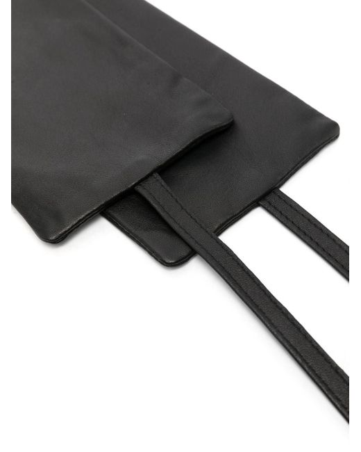 FURLING BY GIANI Black High-Waist Tie-Fastening Belt