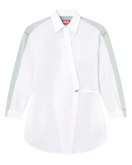 DIESEL White D Elphi Den Kleid