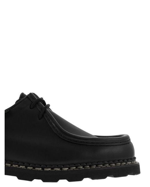 Paraboot Black Michael Leather Derby