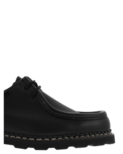 Paraboot Black Michael Leder Derby