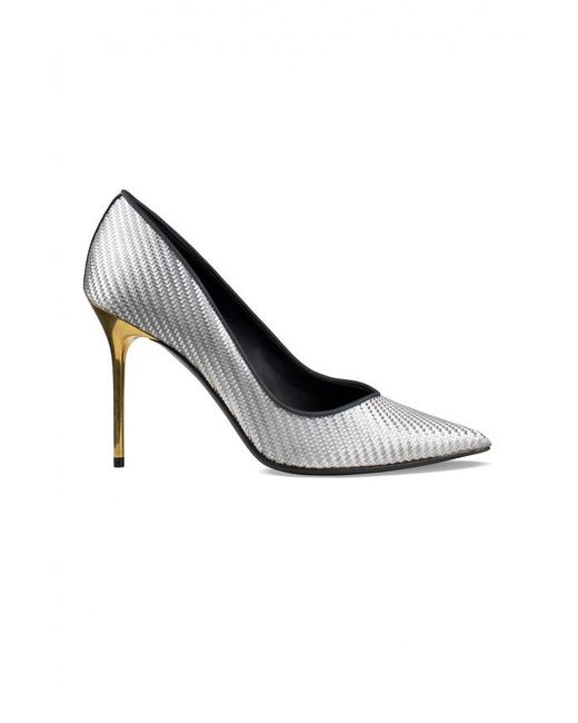 Balmain Metallic Pumps Ruby