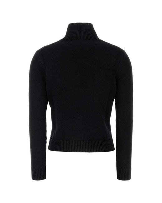 Balenciaga Black Wool Blend Sweater