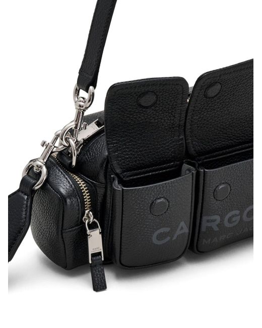 Marc Jacobs De Laadzak Lederen Schoudertas in het Black