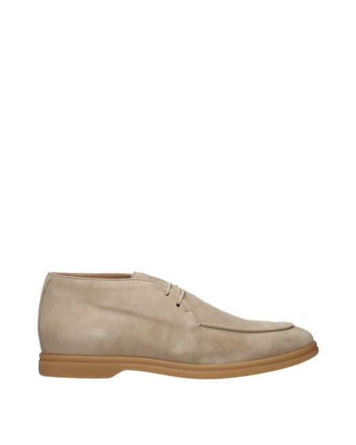 Eleventy Natural Derby Suede/Sand