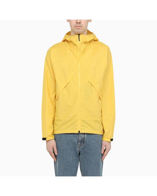 Goldwin Yellow Rip Stop Hooded Field Jacket for Men Lyst UK