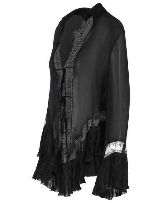 Blumarine Black Viscose Shirt