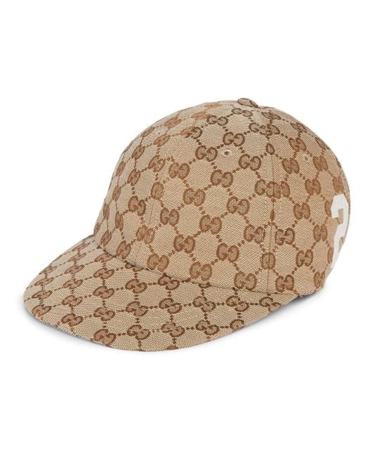 Gucci Gg Supreme Canvas Honkbalpet in het Natural voor heren
