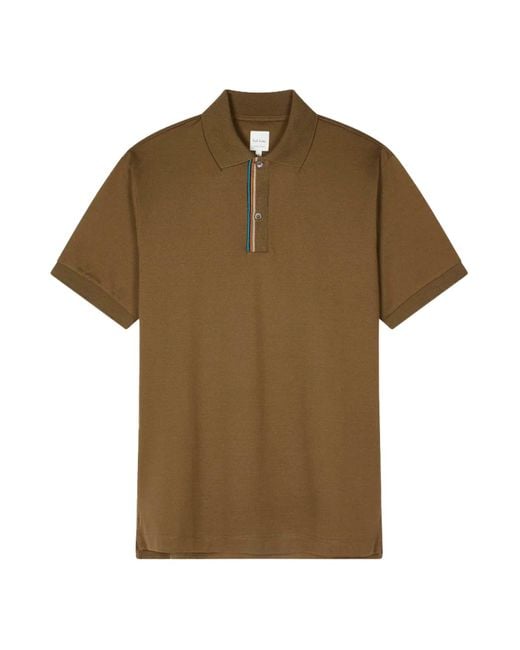 T Camicie E Polo di Paul Smith in Brown da Uomo