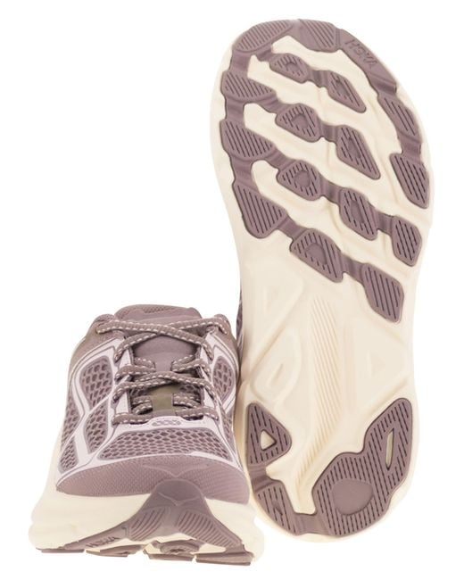 Hoka One One Purple Clifton One9 Sneakers