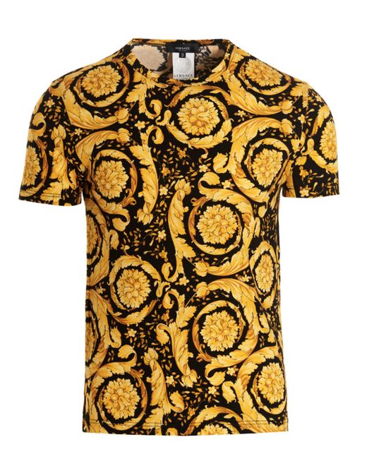 Camiseta de ropa interior 'Barocco' Versace de hombre de color Metallic