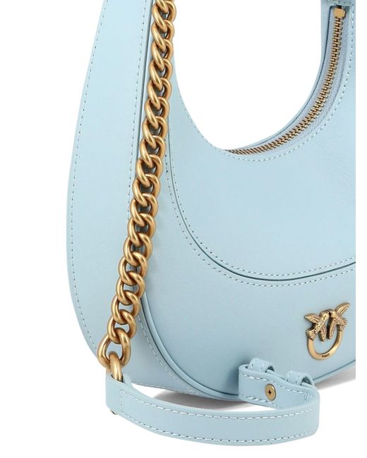 "Brioche Hobo mini" di Pinko in Blue