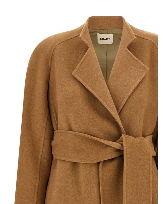 Khaite Natural 'Deena' Coat