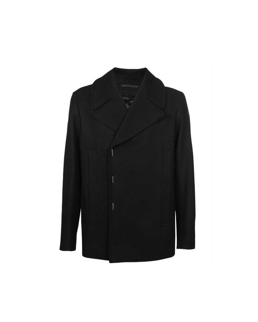 Givenchy Black Wool Coat for men