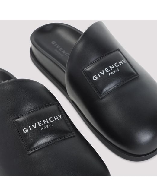 Givenchy Black Lammleder-Pantoletten