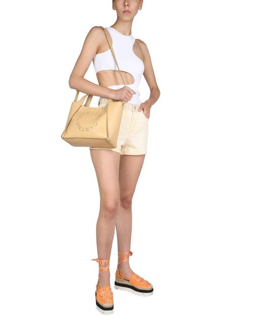Stella McCartney White Solid Shorts