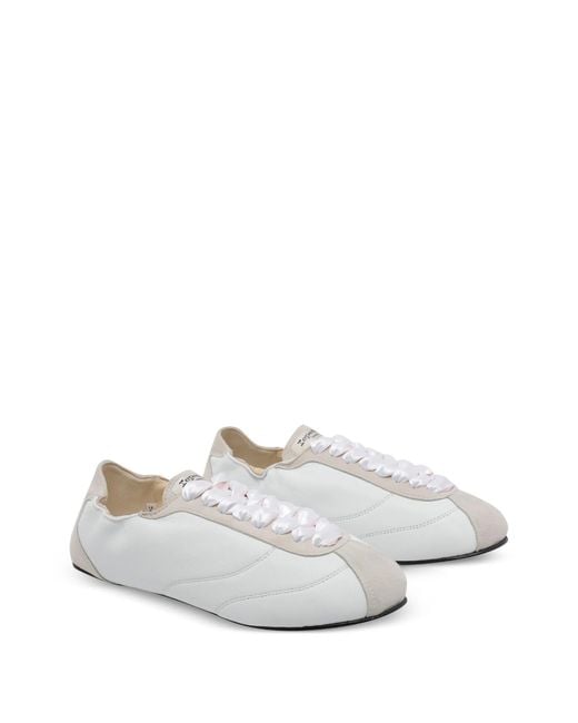 Repetto White Basket Meline