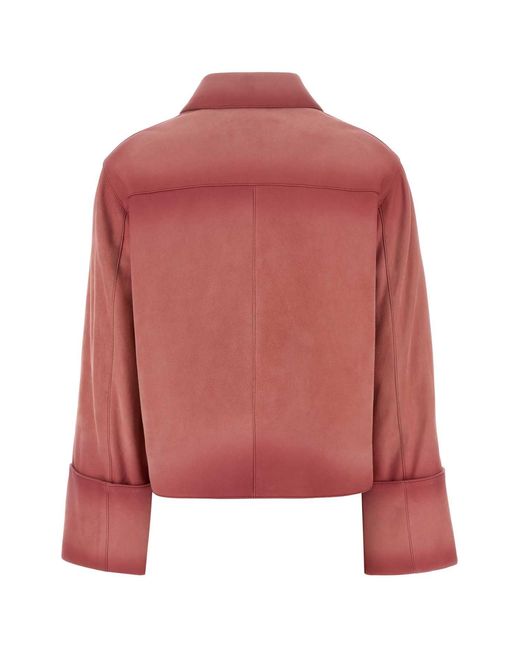 Loewe Red Leather Jacket