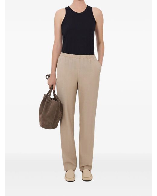 Loulou de Saison Natural Scot Straight Leg Pants