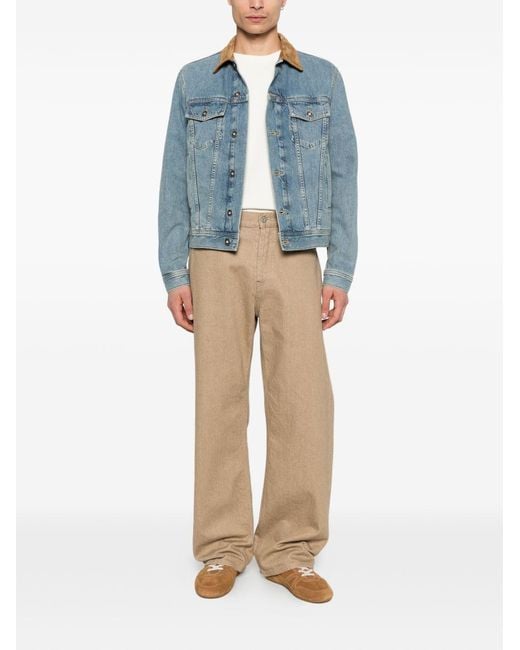 Jacob Cohen Blue Denim Trucker Jacket for men