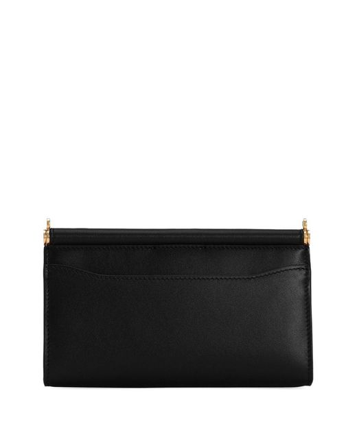 Dolce & Gabbana Black Leather Phone Bag