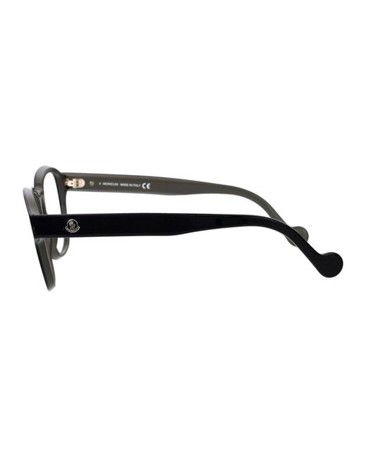 Moncler Black Nero/Monocolore Acetate Glasses for men